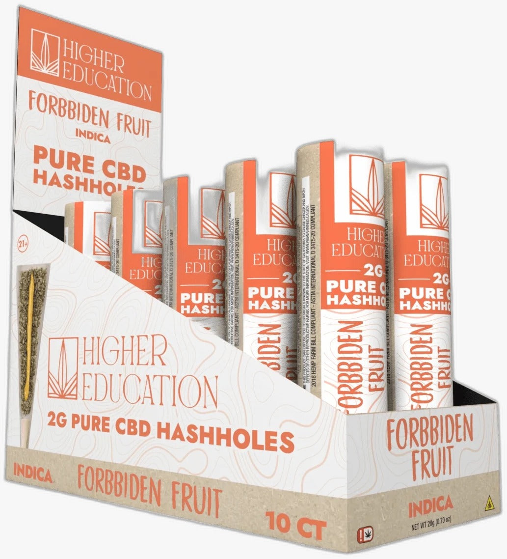 HIGHER EDUCATION 2G CBD HASH HOLE PRE ROLL 10CT