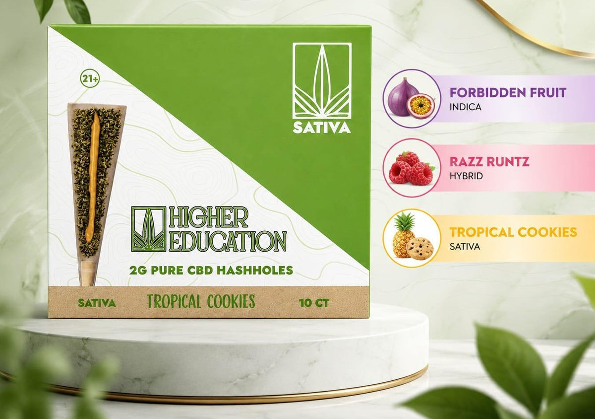 HIGHER EDUCATION 2G CBD HASH HOLE PRE ROLL 10CT