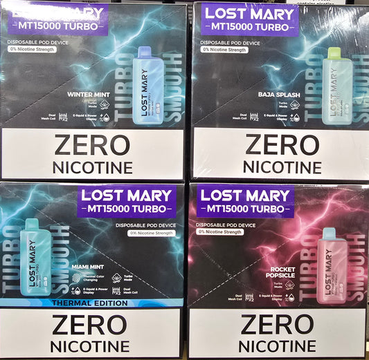 LOST MARY MT15K ZERO NICOTINE 5CT