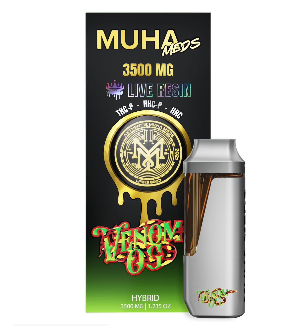 MUHA MEDS 3.5G LIVE RESIN DISPOSABLE 5CT