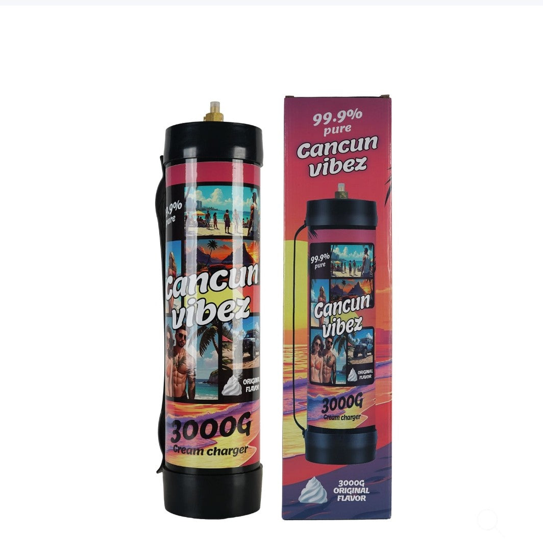 Cancun Vibez Nitrous Oxide 4.5L (3000g) 1pk | Natural flavor