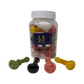 HELIOS 4” GLASS HAND PIPE 22PCS JAR