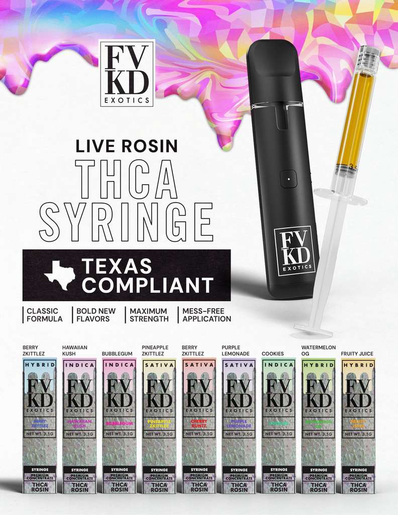 FVKD THCA 3.5G SYRINGE PREMIUM CONCENTRATE 5CT