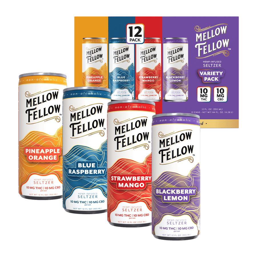 MELLOW FELLOW SELTZER BEVERGE 4PK