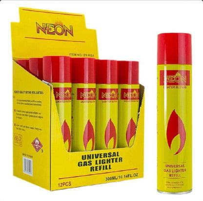 NEON BUTANE 300ML, 12CT