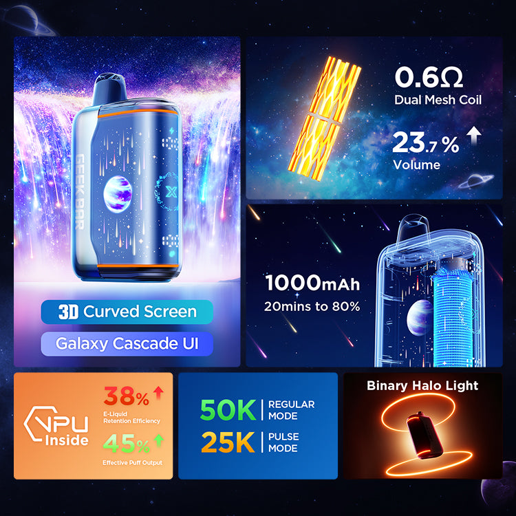 GEEK BAR PULSE X 2 50K DISPOSABLE 5CT {SB2024}