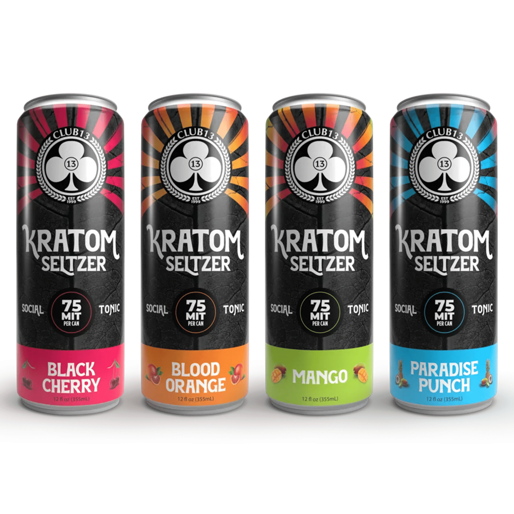 CLUB 13 KRATOM SELTZER 12OZ