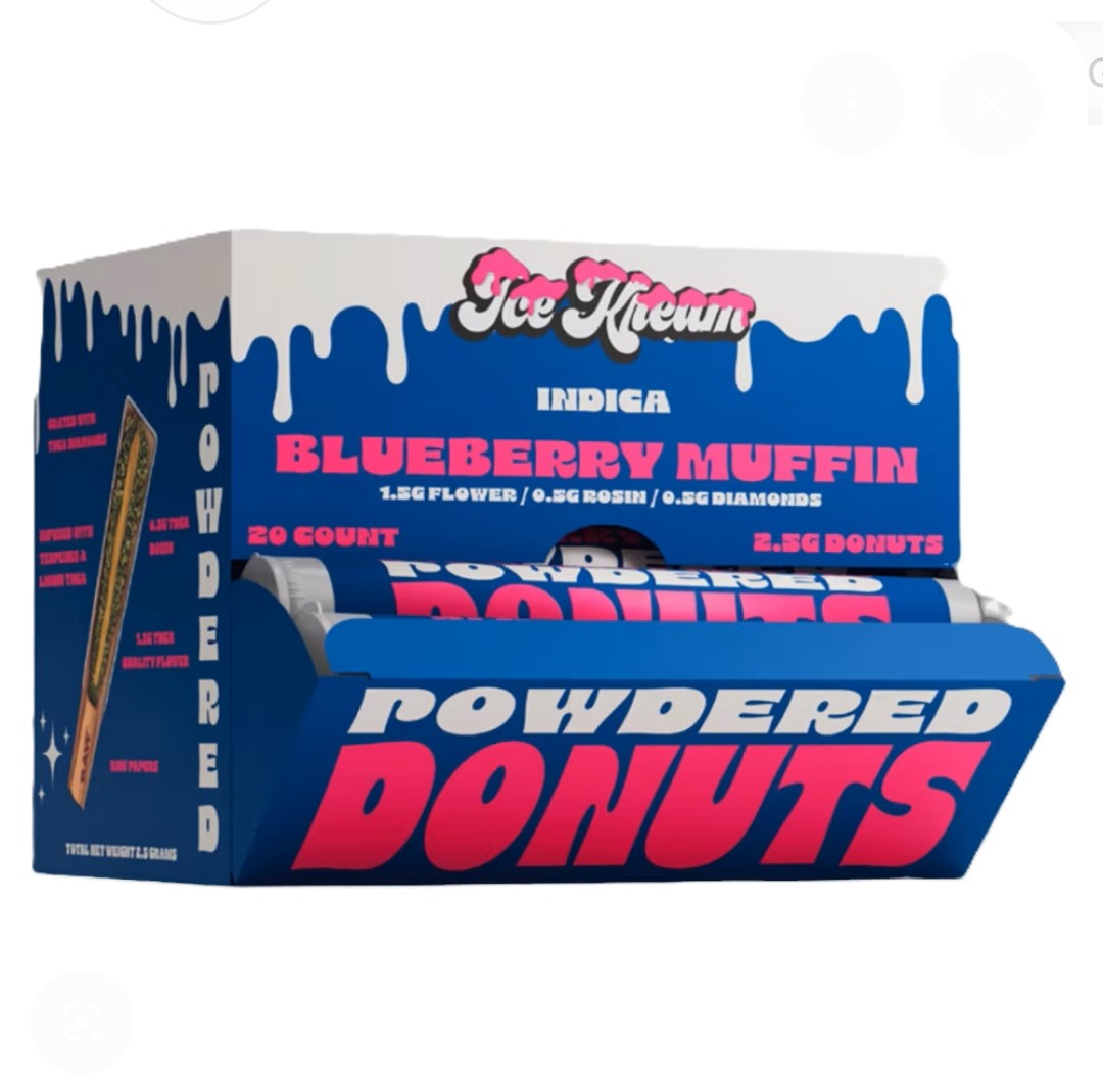 ICE KREAM POWDERED DONUTS 20CT