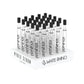 WHITE RHINO PYREX V2 DAB STRAW WITH SILICONE CAP 25CT