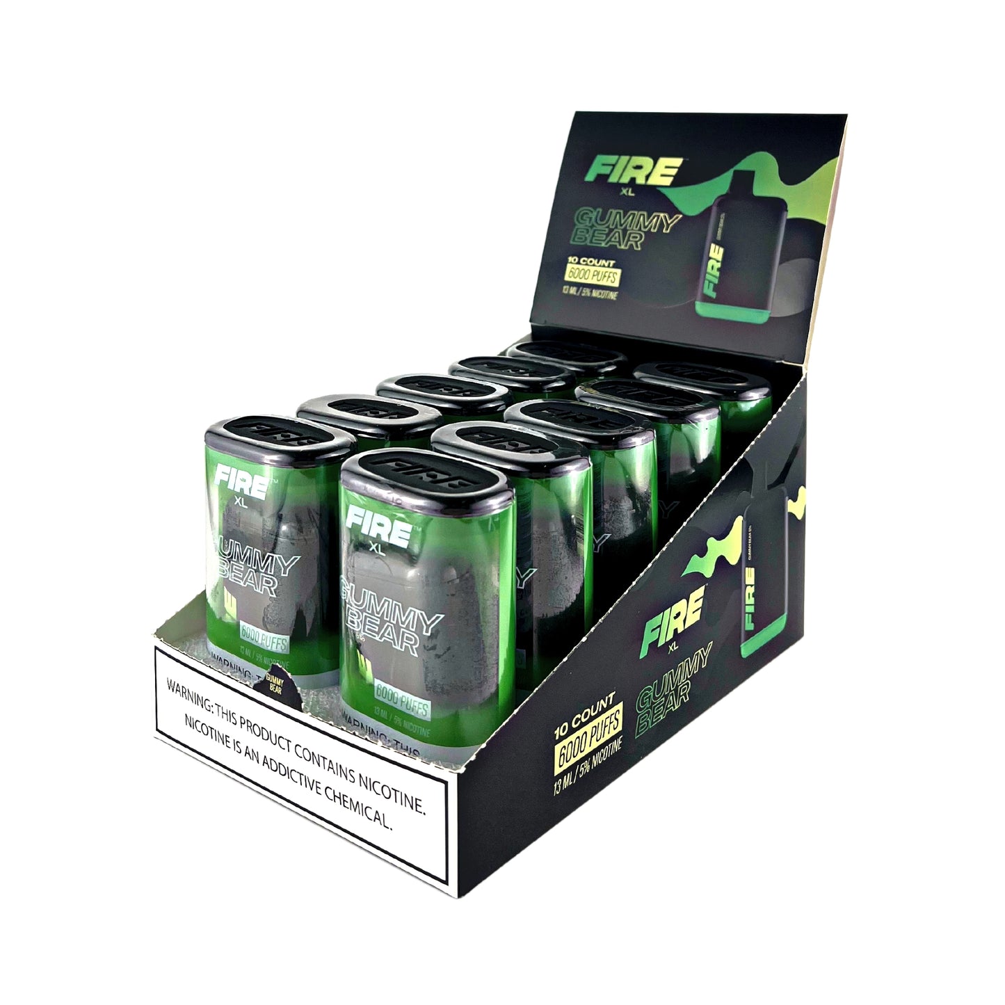 FIRE XL | DISPOSABLE 6000 PUFFS | 5% 13 ML