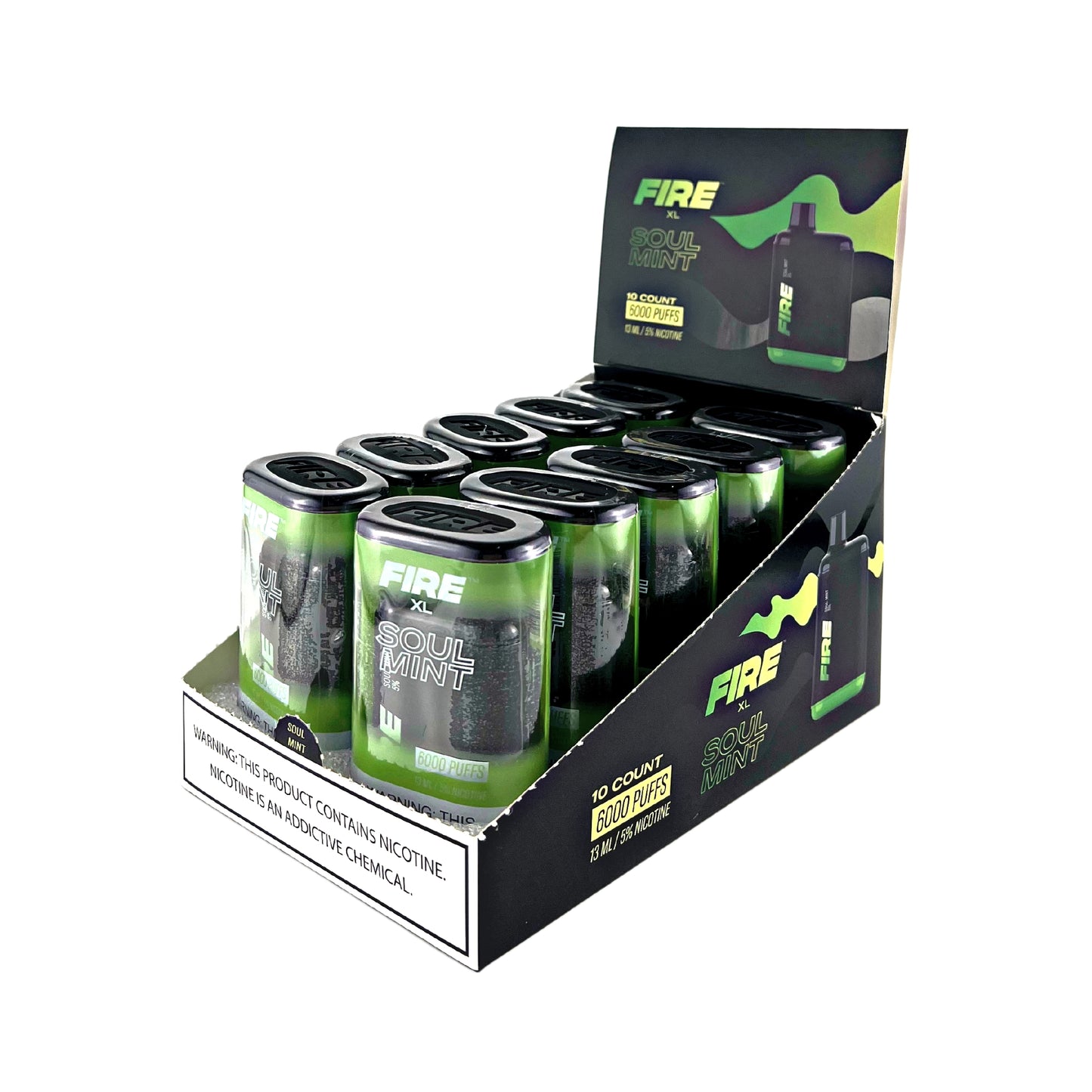 FIRE XL | DISPOSABLE 6000 PUFFS | 5% 13 ML