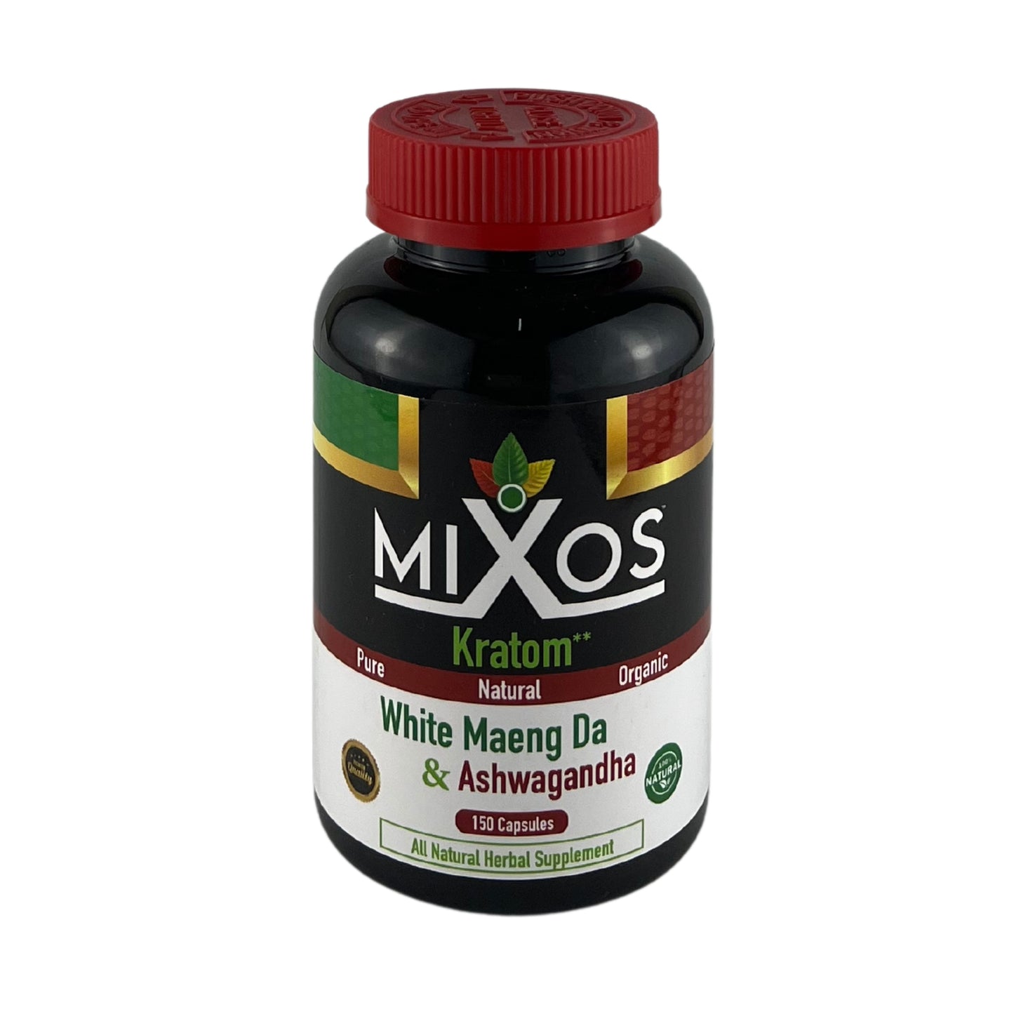 MIXOS | KRATOM 150 CAPSULES PER CONTAINER