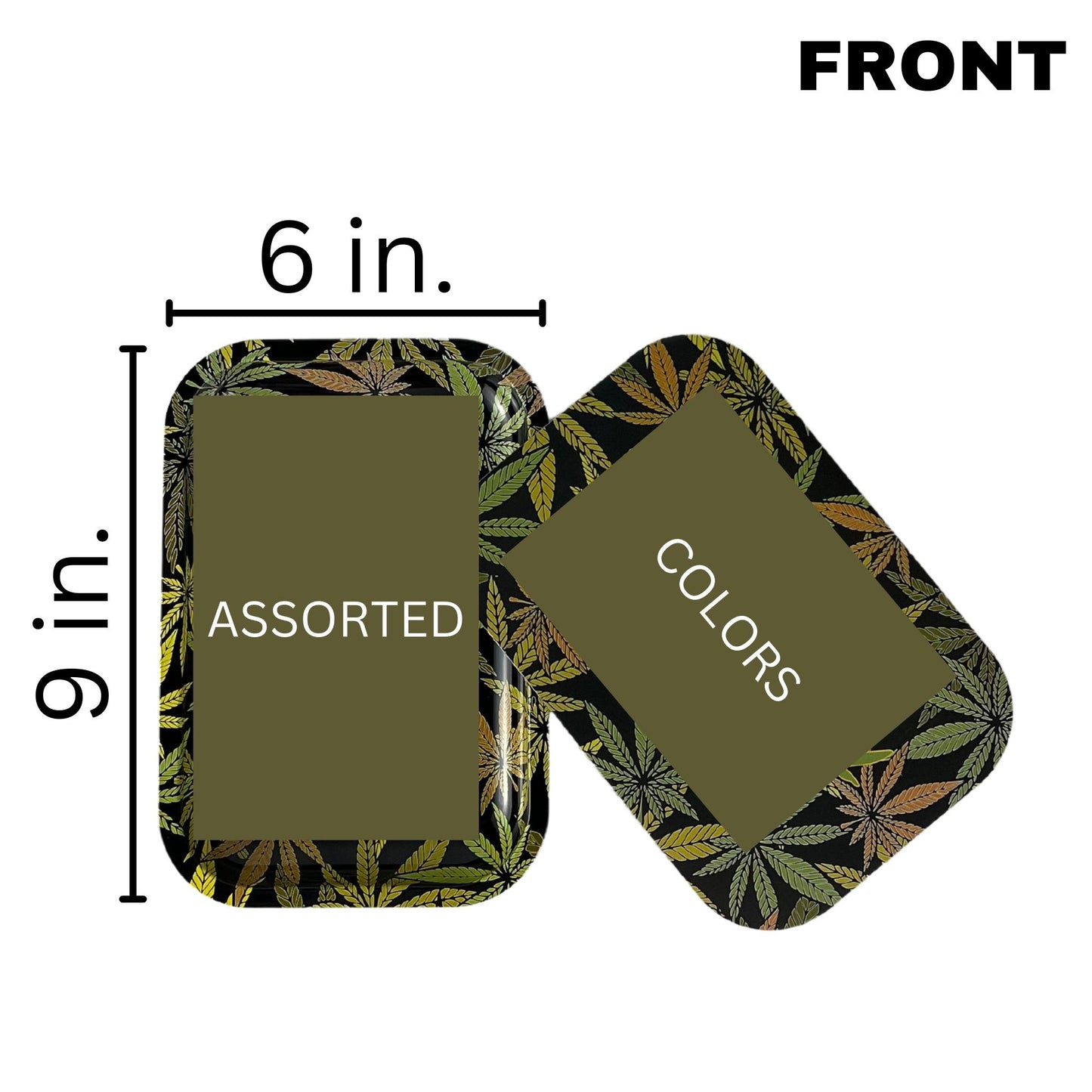 MEDIUM (6x9 in) ROLLING TRAY WITH MAGNET LID | PRINT ON ONE SIDE | ASSORTED DESIGNS