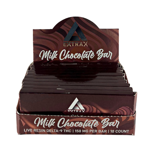 DELTA EXTRAX | DELTA 9 CHOCOLATE SERIES MILK CHOCOLATE 2 (10 COUNT)