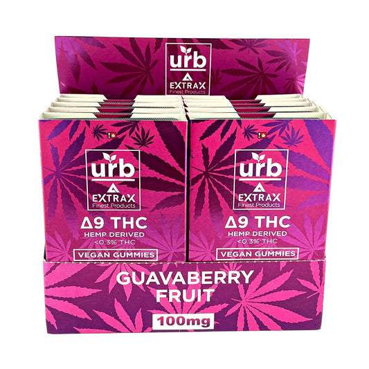 URB DELTA 9 GUMMIES 10 PACK/BOX - 100 MG (10 MG/PC)