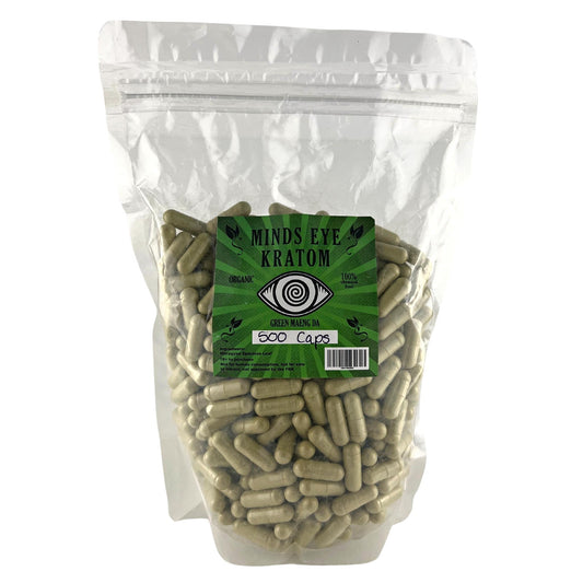 MINDS EYE - KRATOM 500 GRAMS (CAPS)