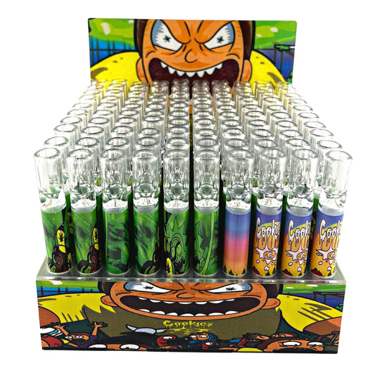 CHILLUM | GLASS ONE HITTER DISPLAY (COUNT OF 100)