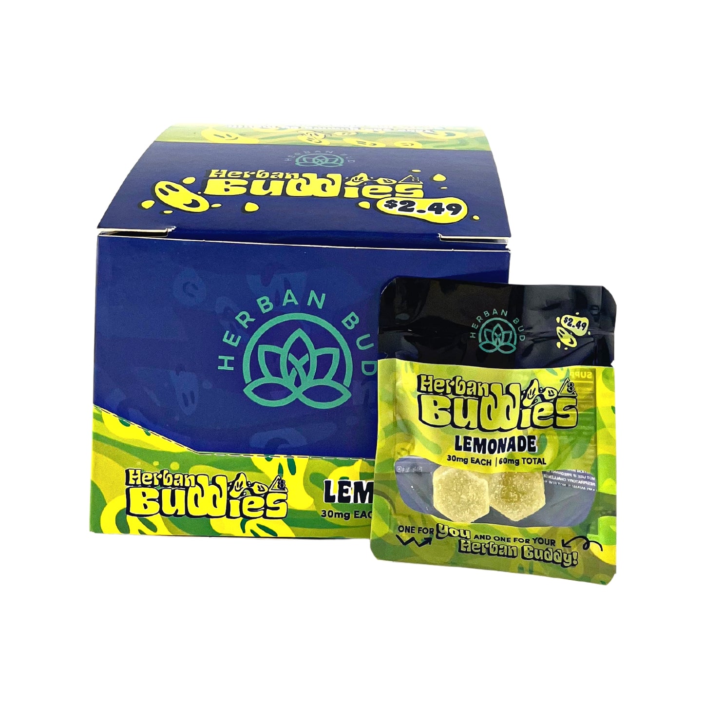 HERBAN BUD | HERBAN BUDDIES 30 MG GUMMIES (24 PC / BOX)