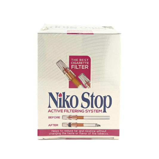 NIKO STOP CIGARETTE FILTER | 12 BOXES | 30 FILTERS/BOX