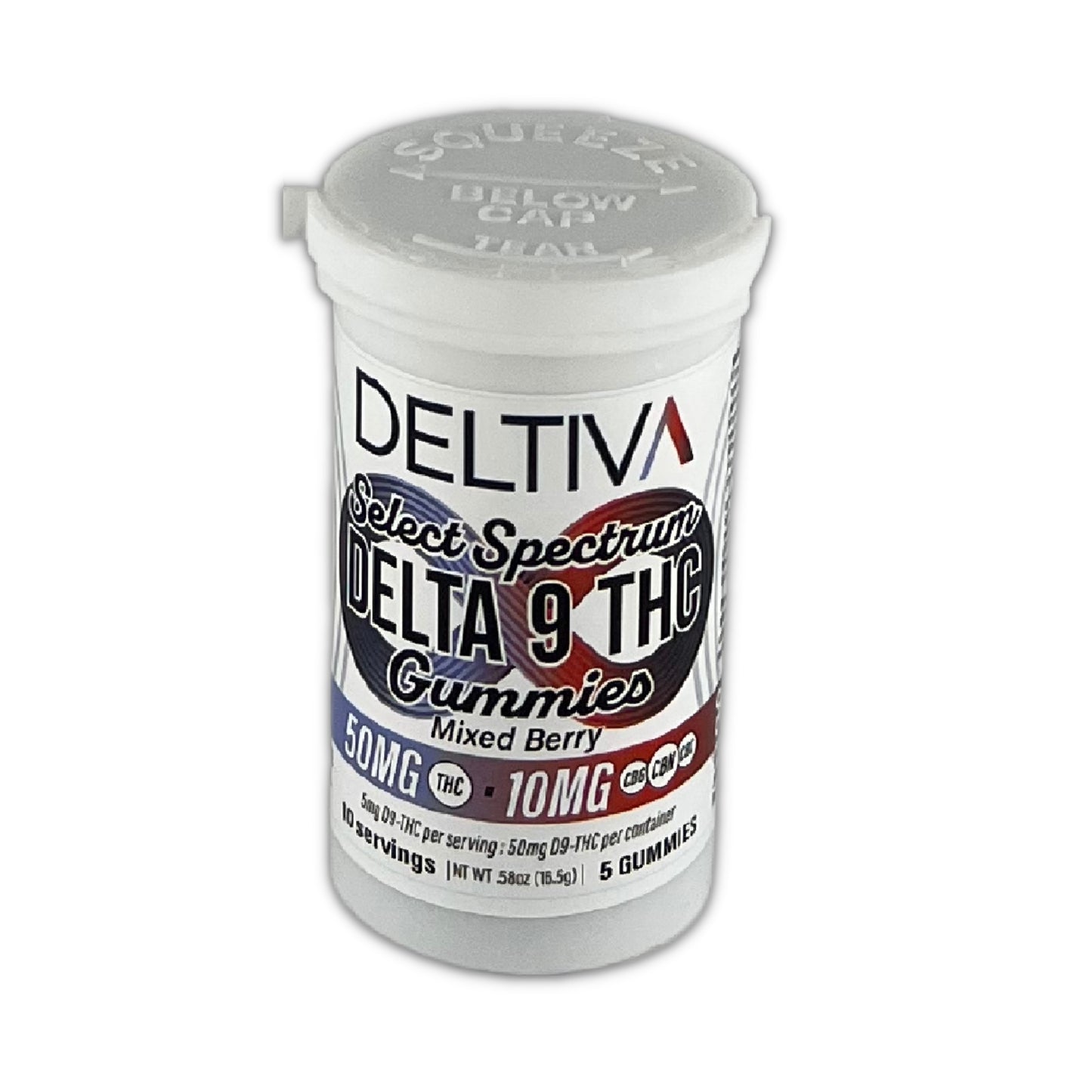 DELTIVA SELECT SPECTRUM GUMMIES (5 CT/JAR)