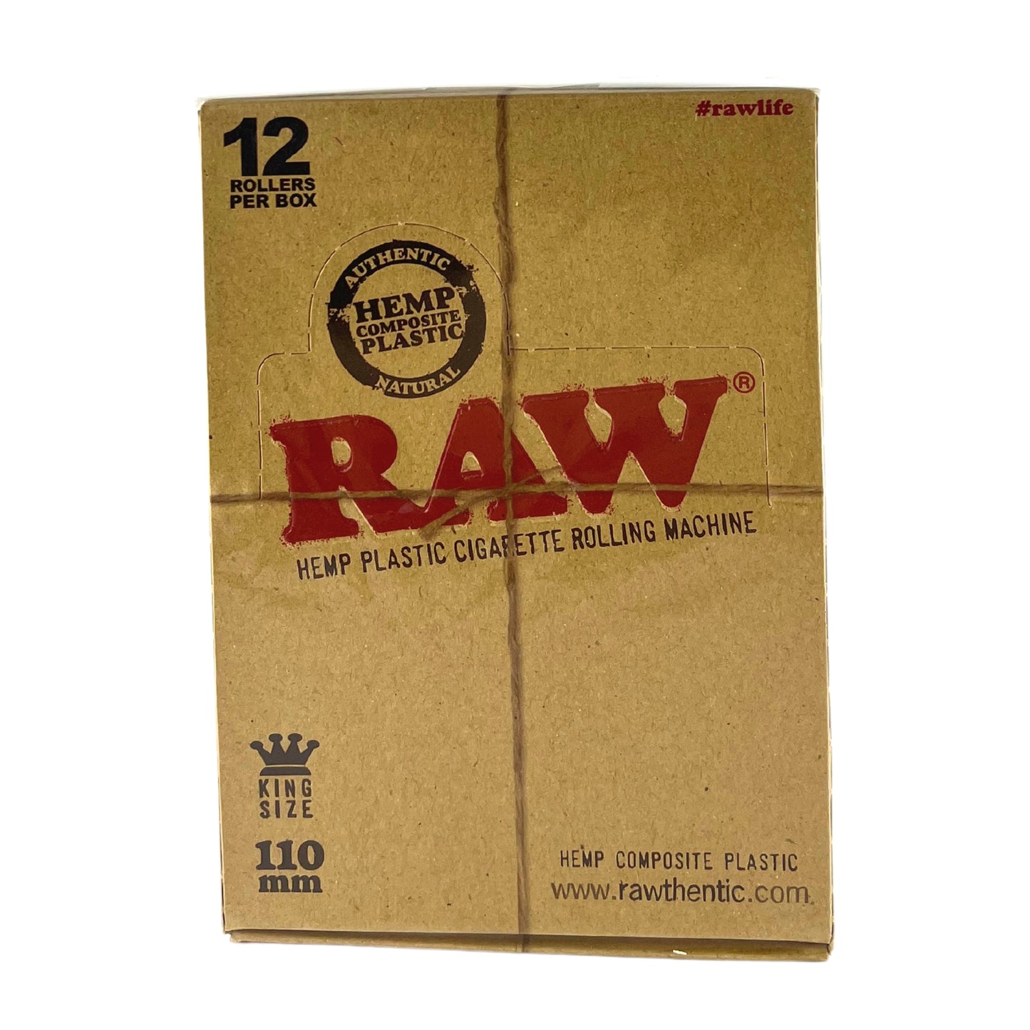 RAW ROLLING MACHINES - PLASTIC CIGARETTE ROLLERS (12 PK)