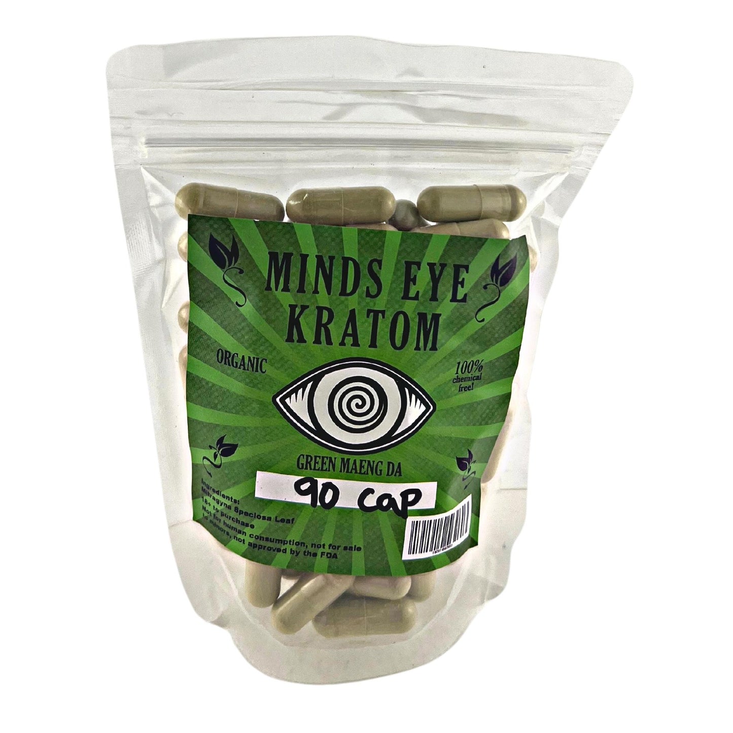 MINDS EYE - KRATOM 90 GRAMS (CAPS AND POWDER)