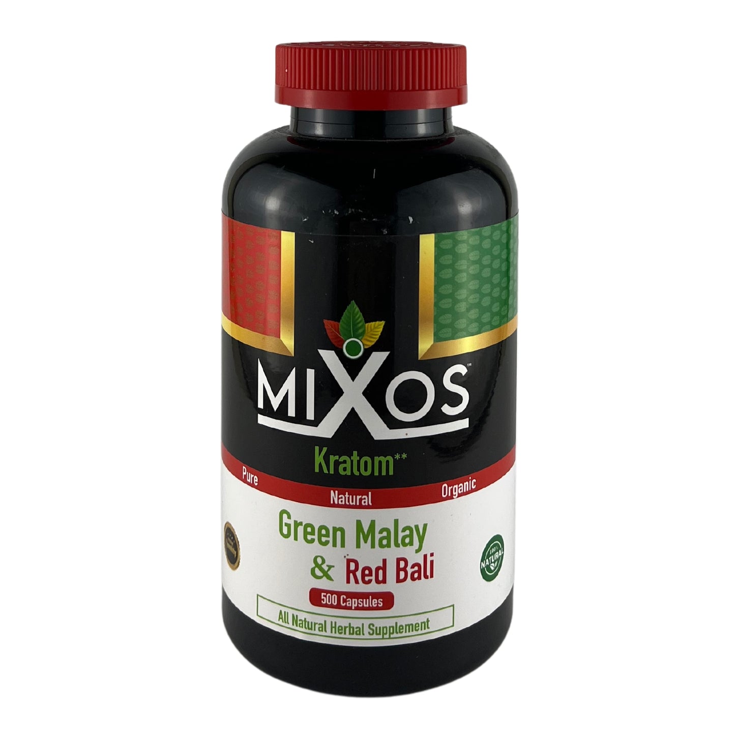 MIXOS | KRATOM 500 CAPSULES PER CONTAINER