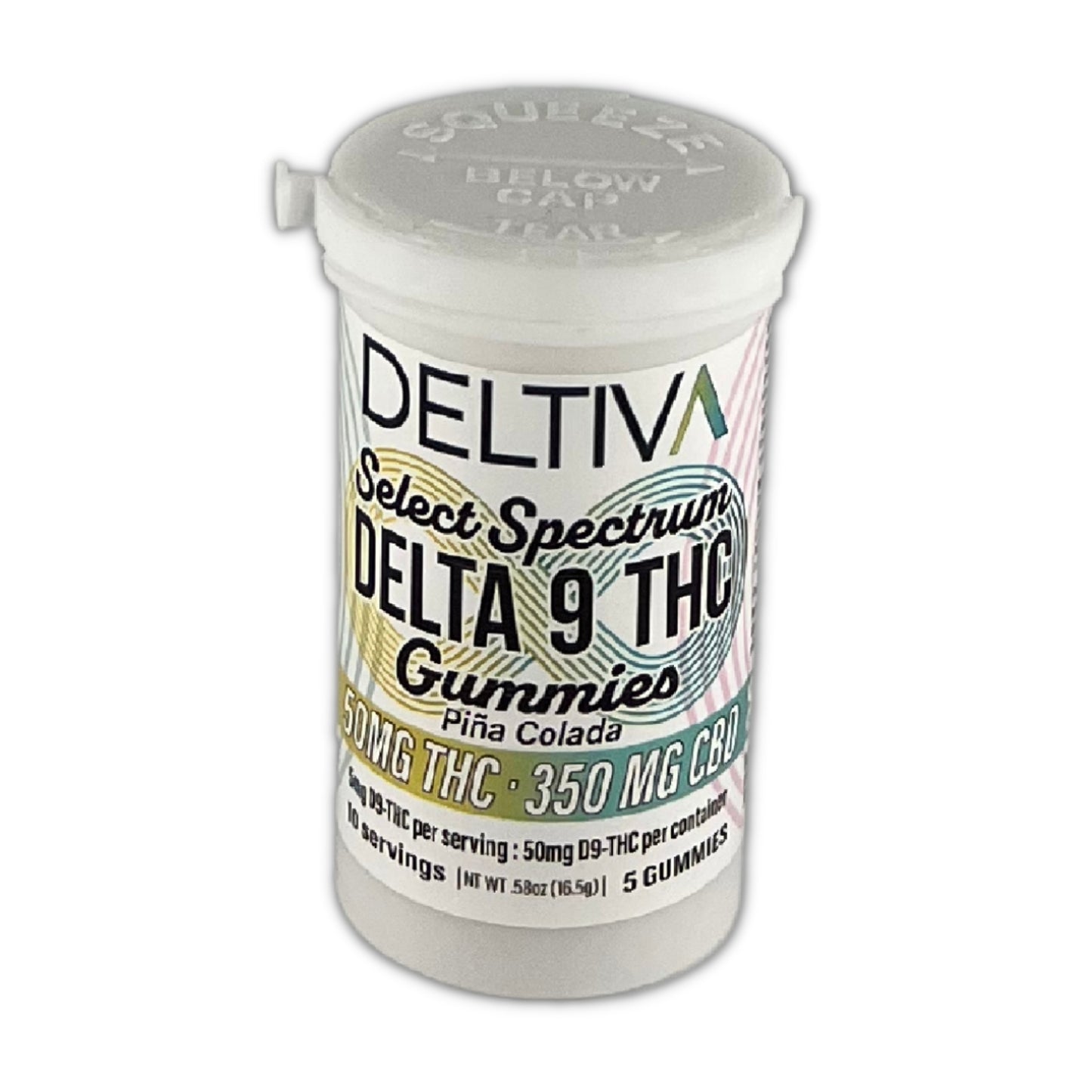 DELTIVA SELECT SPECTRUM GUMMIES (5 CT/JAR)