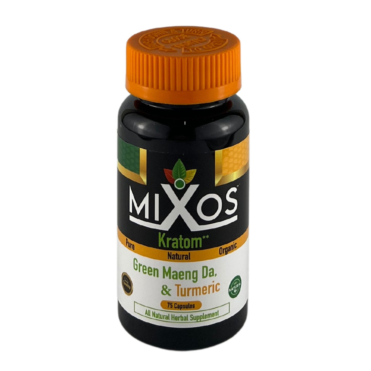 MIXOS | KRATOM 75 CAPSULES PER CONTAINER