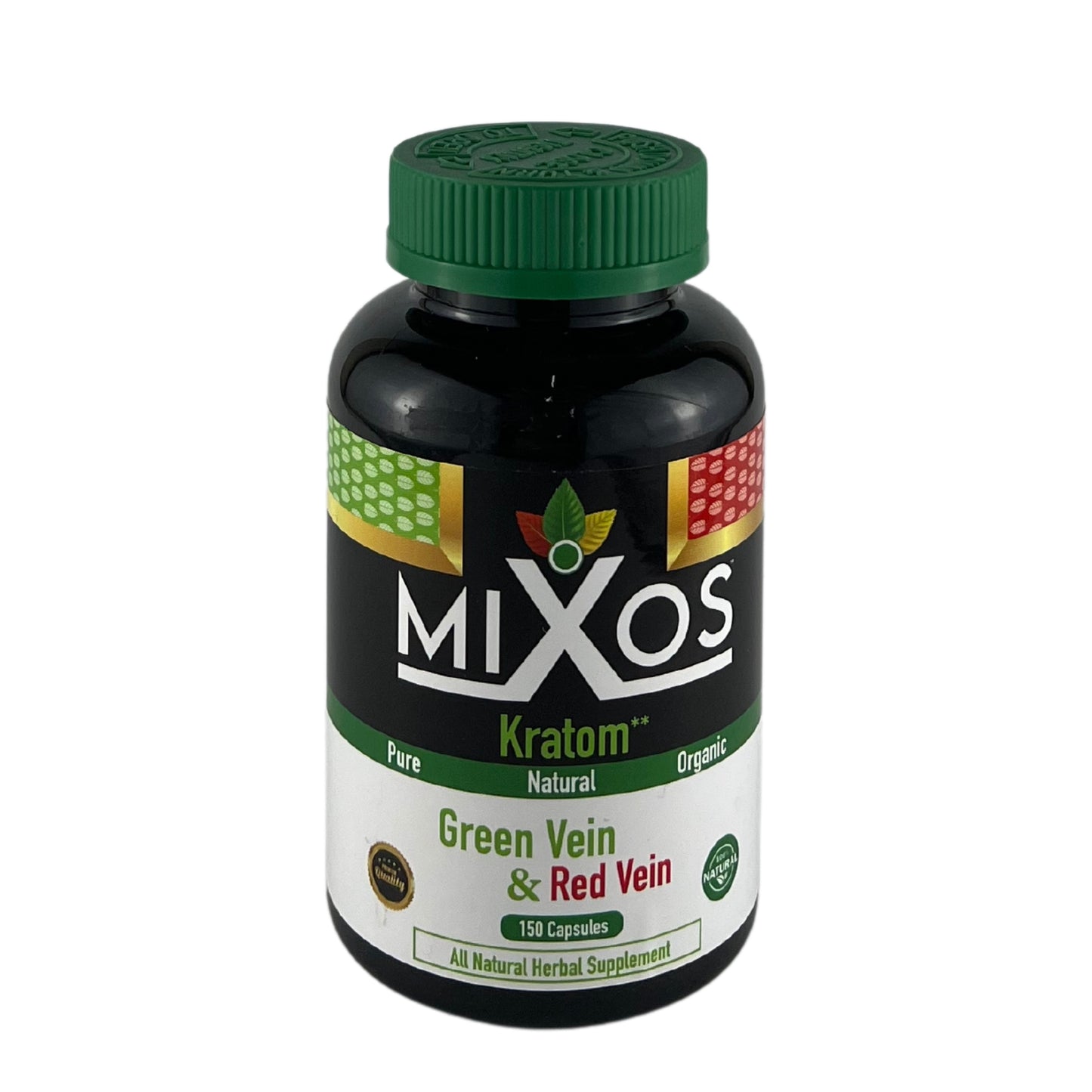 MIXOS | KRATOM 150 CAPSULES PER CONTAINER