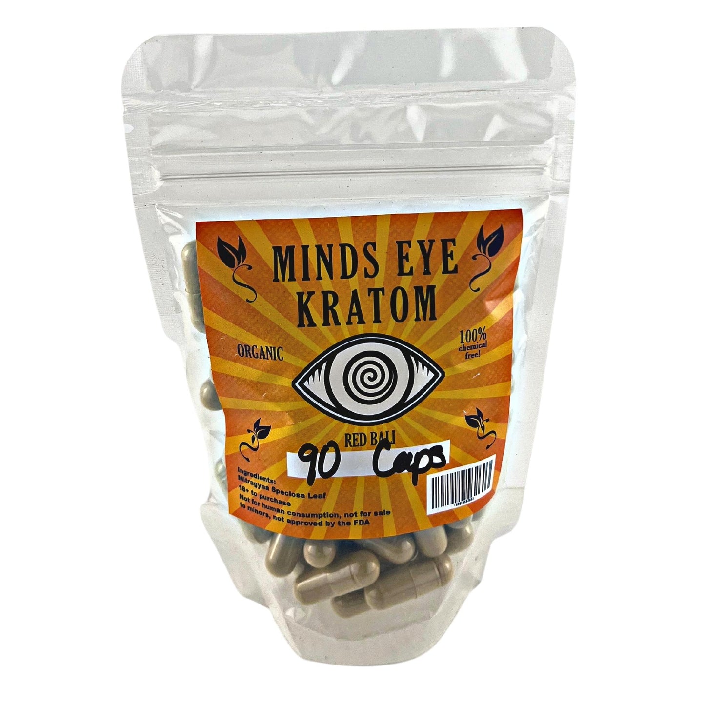 MINDS EYE - KRATOM 90 GRAMS (CAPS AND POWDER)