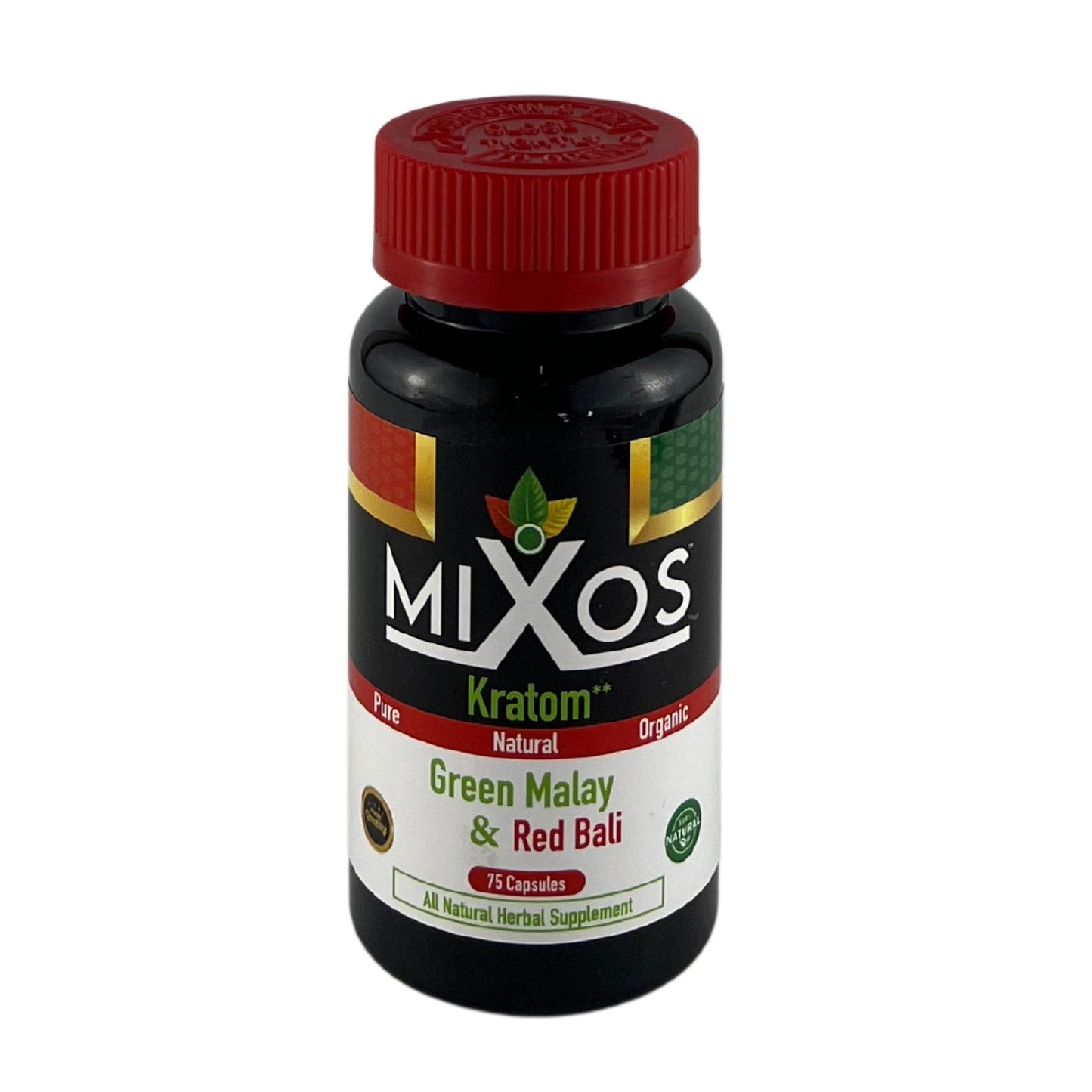 MIXOS | KRATOM 75 CAPSULES PER CONTAINER