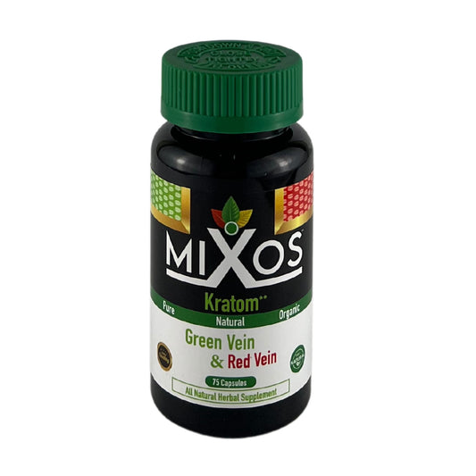 MIXOS | KRATOM 75 CAPSULES PER CONTAINER