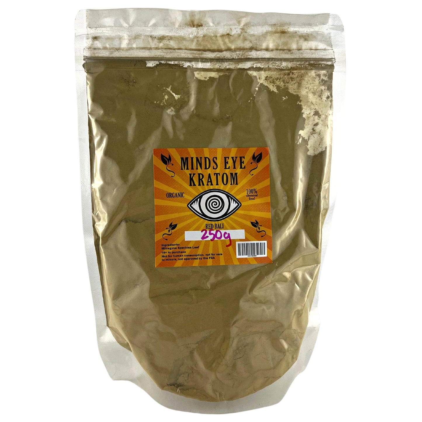 MINDS EYE - KRATOM 250 GRAMS (CAPS AND POWDER)