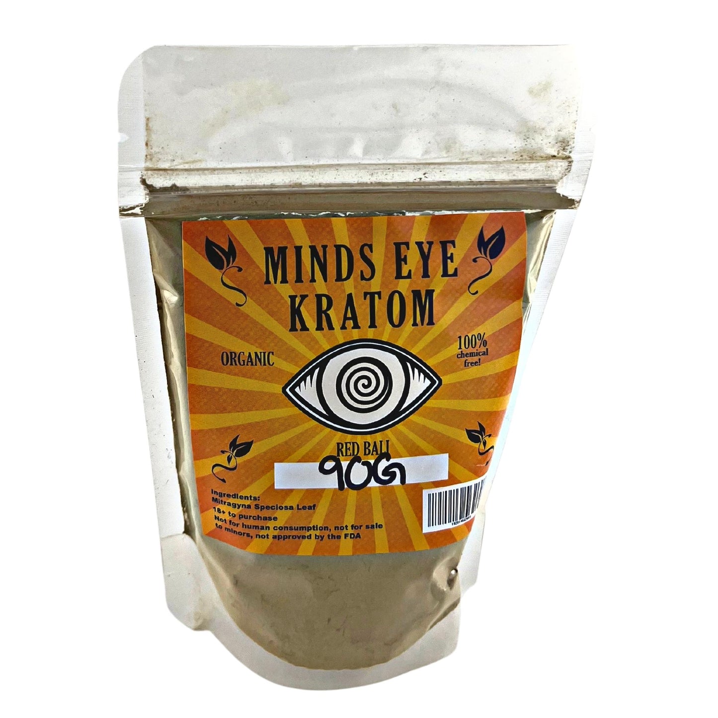 MINDS EYE - KRATOM 90 GRAMS (CAPS AND POWDER)