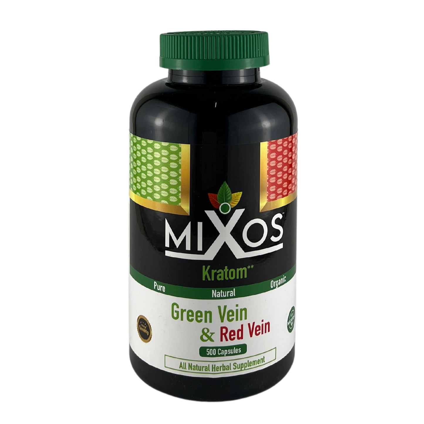 MIXOS | KRATOM 500 CAPSULES PER CONTAINER