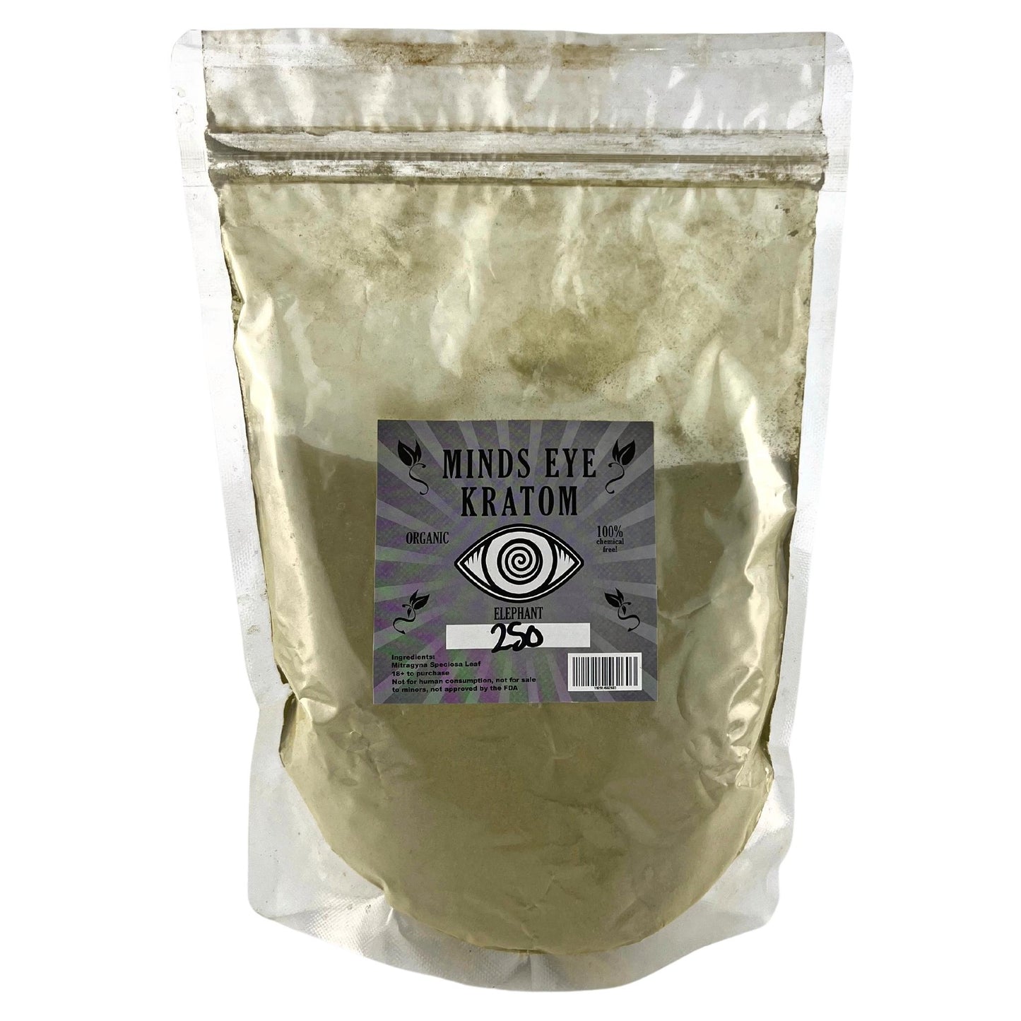 MINDS EYE - KRATOM 250 GRAMS (CAPS AND POWDER)