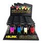 BLINK MINI ANGLE TORCH METALLIC DUAL TONE LIGHTER