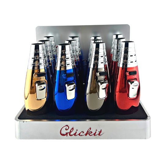 CLICKIT TORCH LIGHTERS - 12 COUNT / BOX
