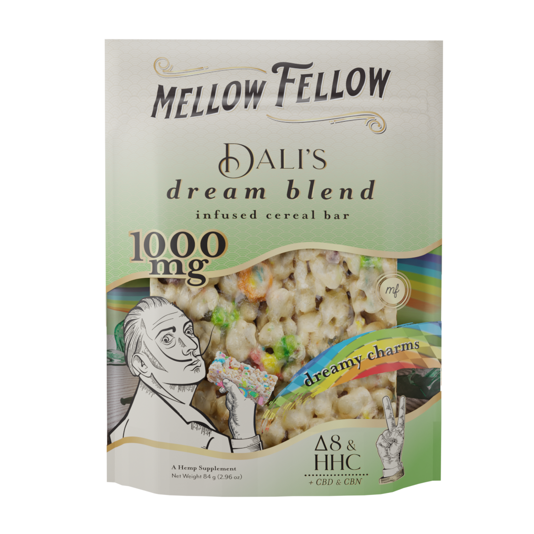 MELLOW FELLOW CEREAL BAR 1000 MG/DELTA BLEND (6 CT)