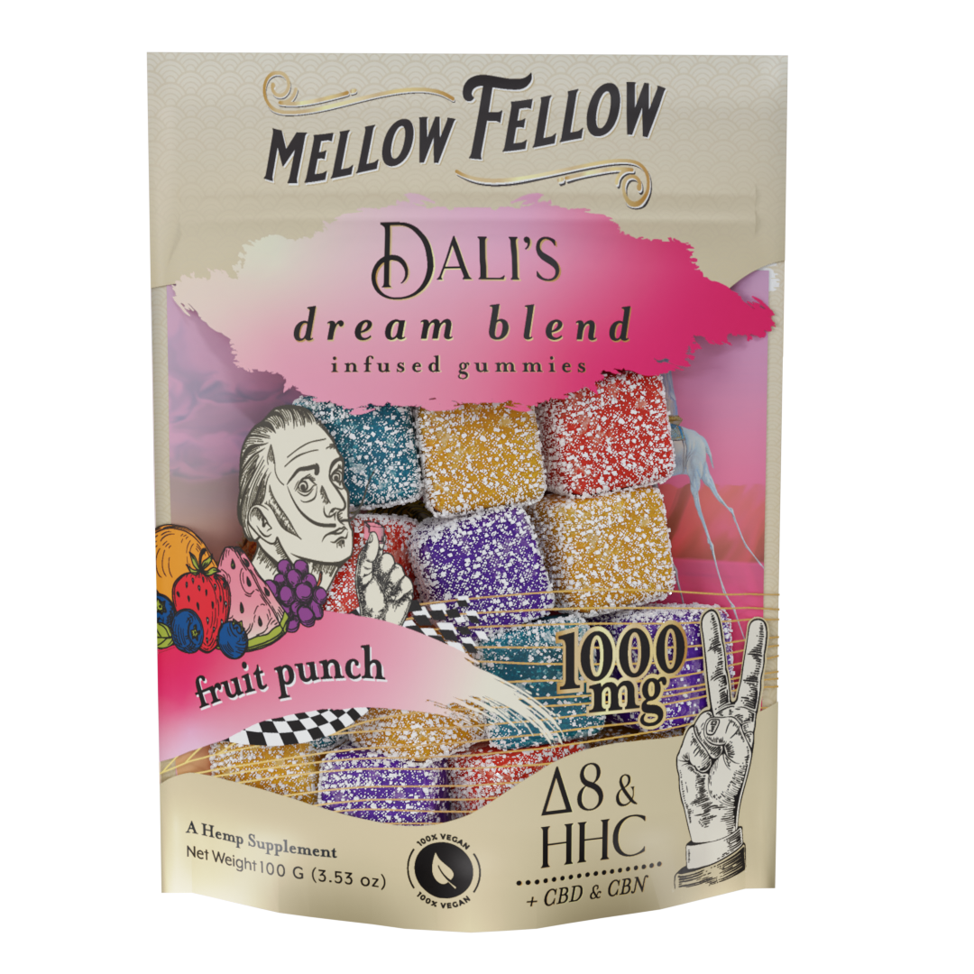 MELLOW FELLOW GUMMIES M-FUSION DELTA FUISON 50MG/20CT (1000 MG/BAG)