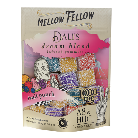 MELLOW FELLOW GUMMIES M-FUSION DELTA FUISON 50MG/20CT (1000 MG/BAG)