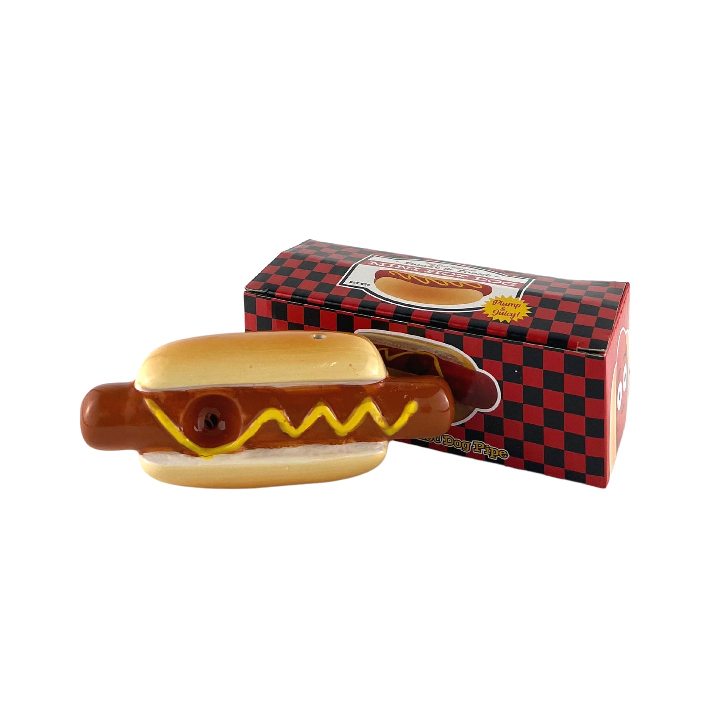 HOT DOG CERAMIC - HAND PIPE