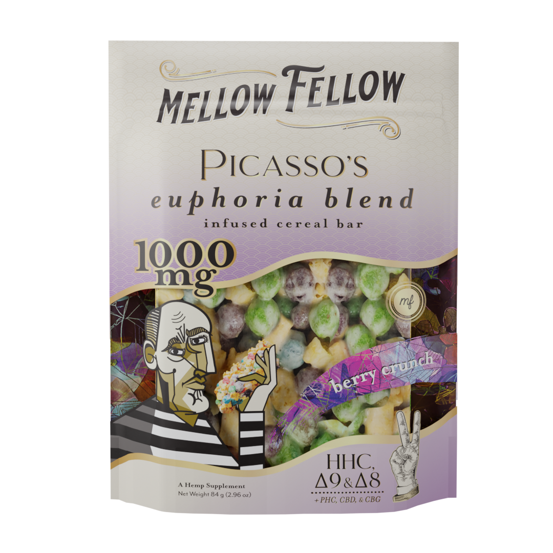 MELLOW FELLOW CEREAL BAR 1000 MG/DELTA BLEND (6 CT)