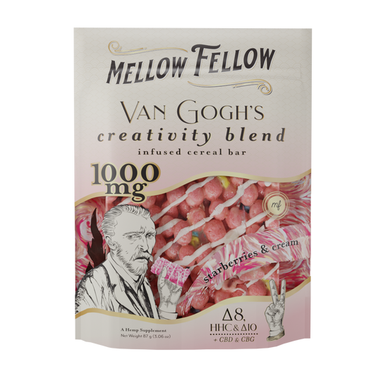 MELLOW FELLOW CEREAL BAR 1000 MG/DELTA BLEND (6 CT)