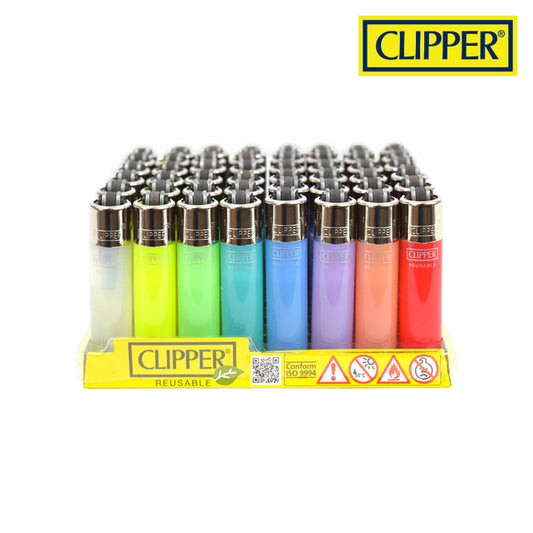 CLIPPER LIGHTERS | 48 CT | TRANSLUCENT