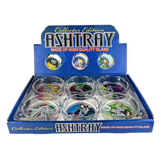 GLASS ASHTRAY DISPLAY (6 CT)