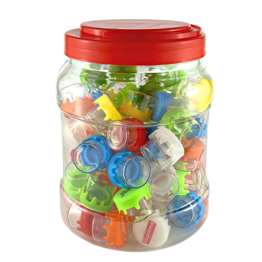 SMALL PLASTIC JARS (70 COUNT)