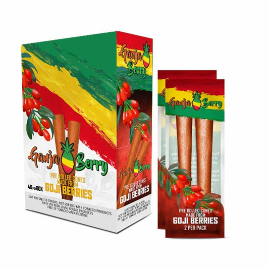 AU | GANJA BERRY PRE ROLLED CONES - GOJI BERRY 2PK - DISPLAY OF 24